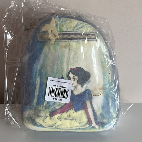 ? Loungefly Disney Snow White And The Seven Dwarfs Forest Scene Mini Backpack